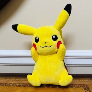 Pokemon Sitting Pikachu Poke Plush Plushie 8 inch Stuffed Toy NEW